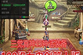 DNFOnline 网游单机 100级女鬼剑第十版单机版一键端 三觉真神SS神话装备