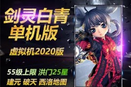 剑灵Online网游单机版一键端 开放55等级25洪门25星白青版 带安装视频